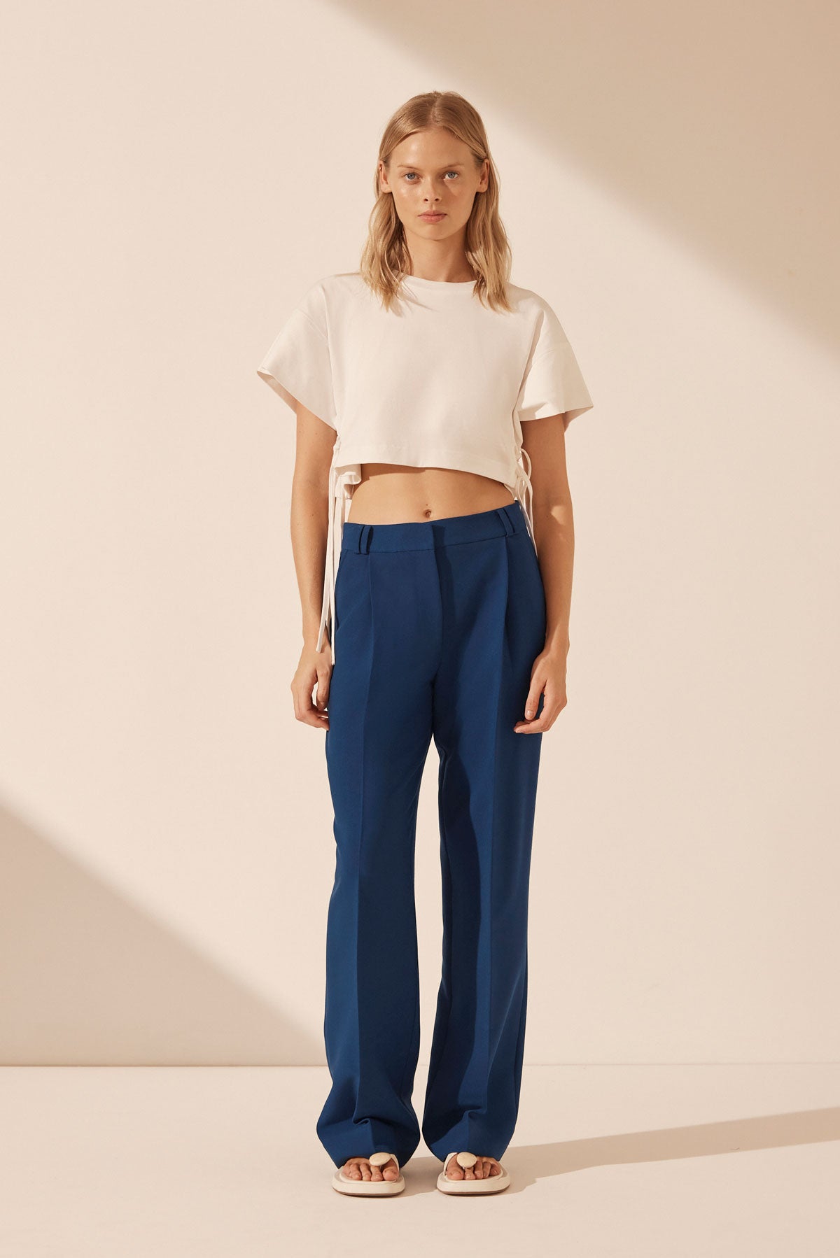 Irena Mid Rise Pant - Ocean – August Store Official