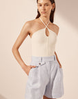 Brisa Wide Leg Short - Ice Blue