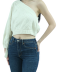 House of Sunny One Shoulder Knit Top