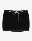 Kelsey Crochet Mini Skirt in Black