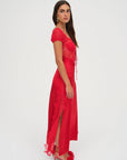 Casey Maxi Dress in Red