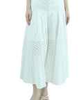 JOSLIN Gabrielle Cotton Lace Midi Skirt