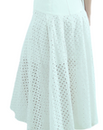 JOSLIN Gabrielle Cotton Lace Midi Skirt