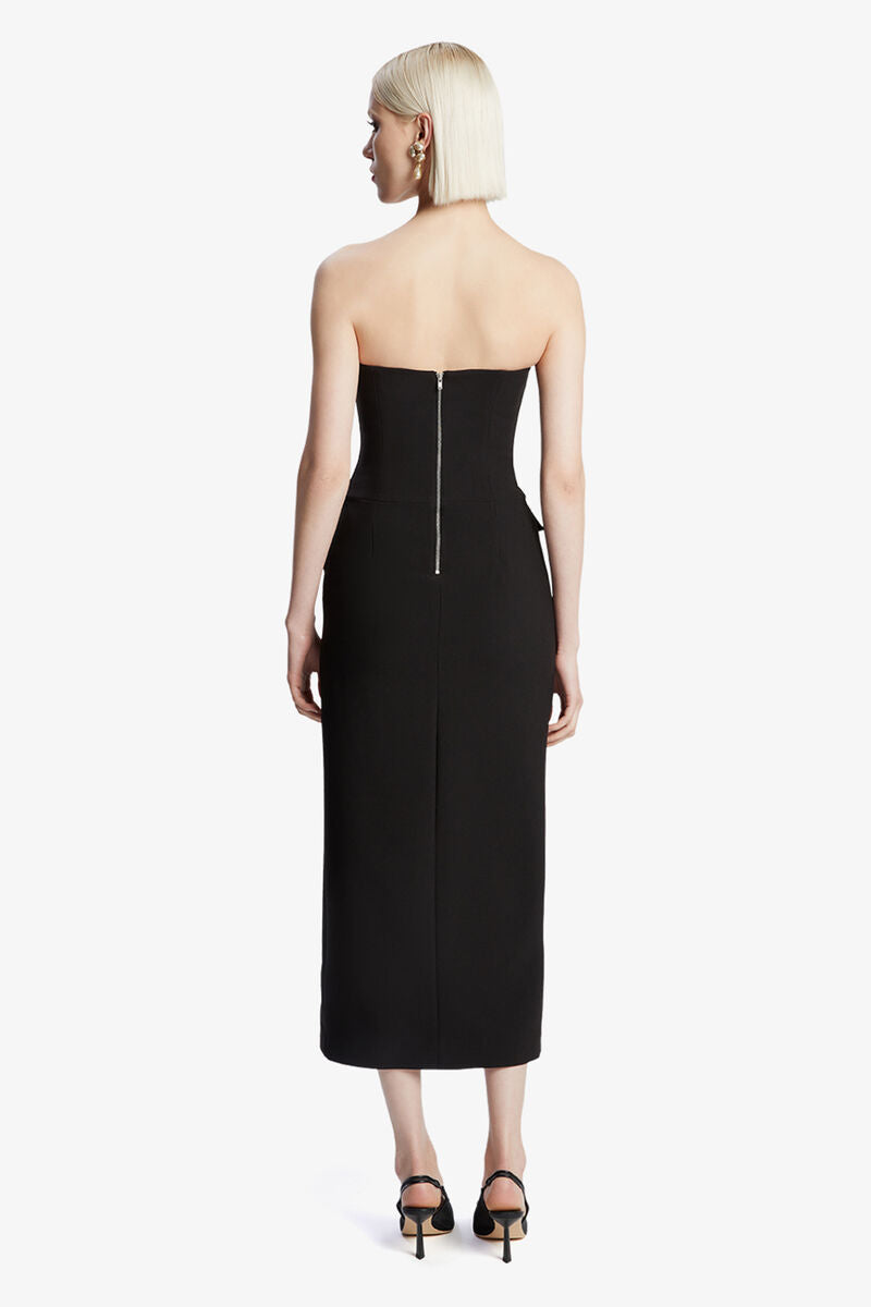 Nikki Strapless Midi Dress