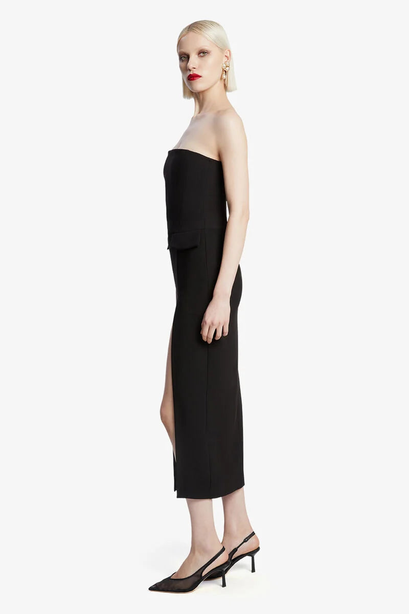 Nikki Strapless Midi Dress