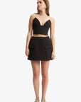 Delphi Strapless Crop Top