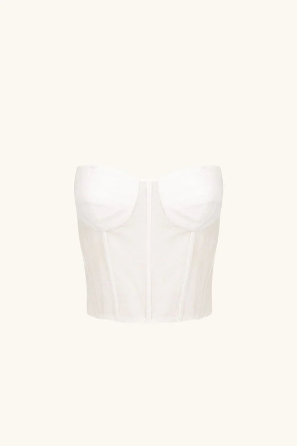 Celeste Strapless Corset - Ivory