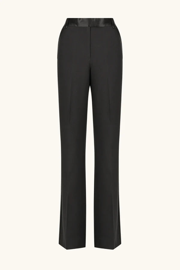 Adri Tuxedo Side Panel Pant - Black