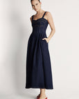 Lilah Denim Midi Dress