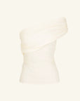 Beau One Shoulder Top - Ivory