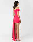 Brenda Mini Dress in Hot Pink