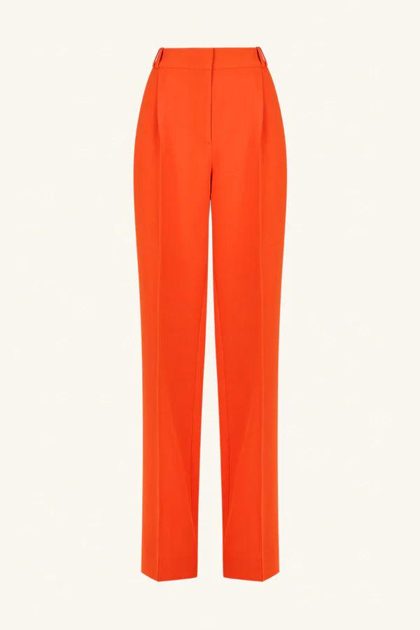 Irena Mid Rise Pant - Hibiscus