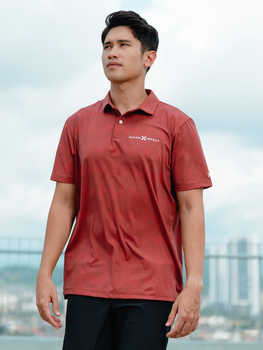 Batik Tribute Impact Polo | Sawat