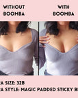 BOOMBA Magic Padded Sticky Bra