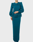 Neelofa in Dark Teal