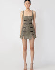 Aidan Tweed Mini Dress