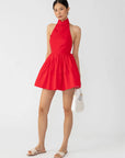 Hilly Mini Dress in Red