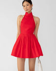 Hilly Mini Dress in Red