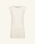 Emilio Round Neck Tank - Rice