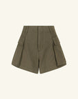 Ariana Patch Pocket Short - Khaki