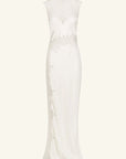 Stratus Lace High Neck Maxi Dress - Ivory